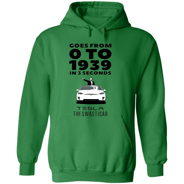 Elon Musk Tesla Goes From 0 To 1939 In 3 Seconds Hoodie - Image 2