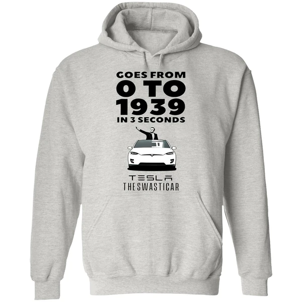 Elon Musk Tesla Goes From 0 To 1939 In 3 Seconds Hoodie - Image 9