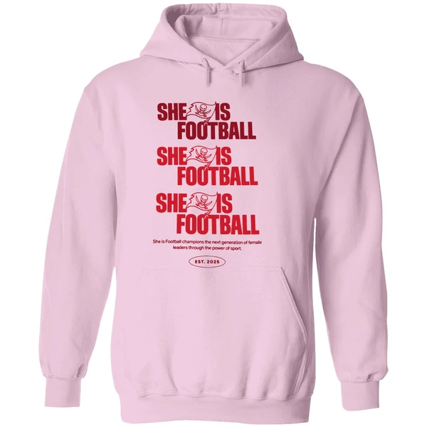 Emeka Egbuka Buccaneers She Is Football Est 2025 Hoodie - Image 5