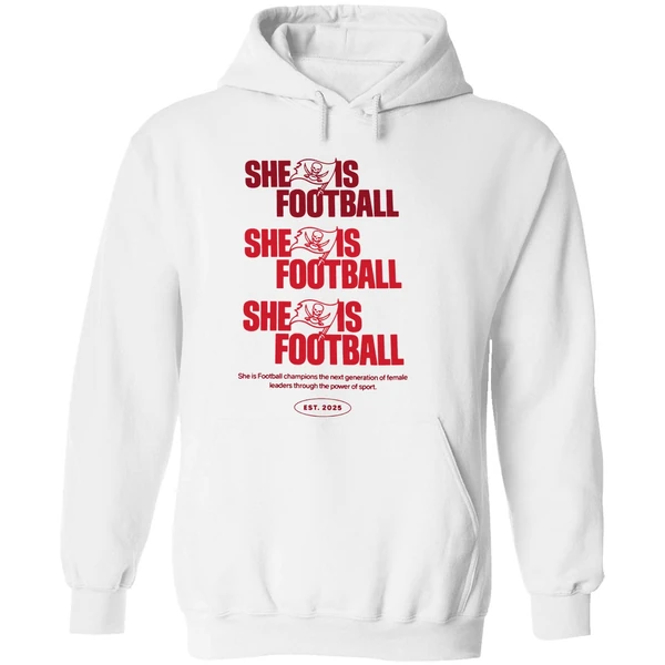 Emeka Egbuka Buccaneers She Is Football Est 2025 Hoodie - Image 8