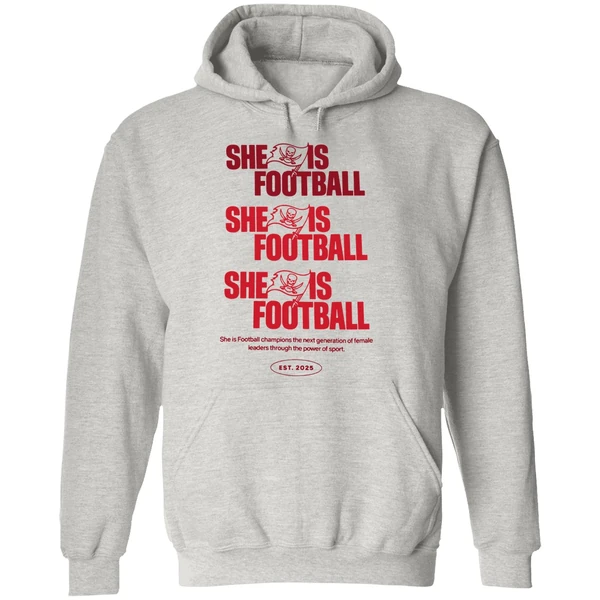 Emeka Egbuka Buccaneers She Is Football Est 2025 Hoodie - Image 9