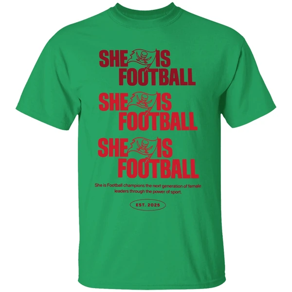 Emeka Egbuka Buccaneers She Is Football Est 2025 Shirt - Image 8