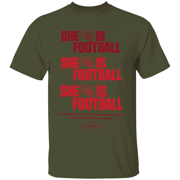 Emeka Egbuka Buccaneers She Is Football Est 2025 Shirt - Image 9