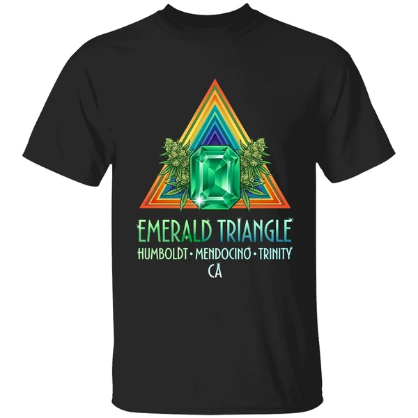 Emerald Triangle Humboldt Mendocino Trinity California Cannabis Growers Marijuana Shirt