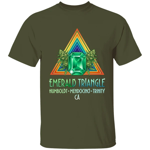 Emerald Triangle Humboldt Mendocino Trinity California Cannabis Growers Marijuana Shirt - Image 4
