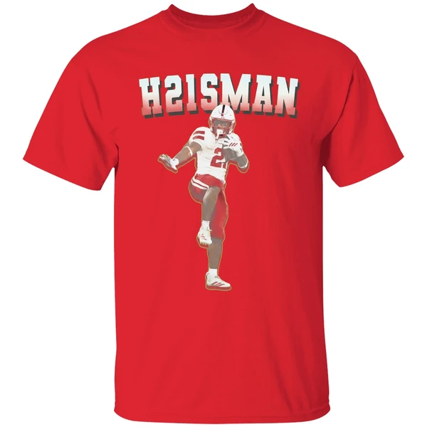 Emmett Johnson H21sman Nebraska Huskers Football Shirt - Image 7