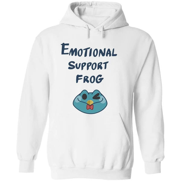 Emotional Support Frog Fizzarolli Cartoon Hoodie - Image 8