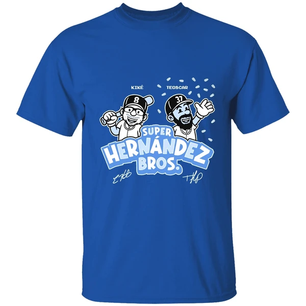 Enrique Hernandez And Teoscar Hernandez Los Angeles Dodgers Super Hernandez Bros Shirt