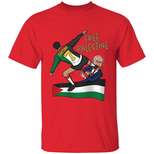 Eric Cantona Kick Free Palestine Shirt - Image 7