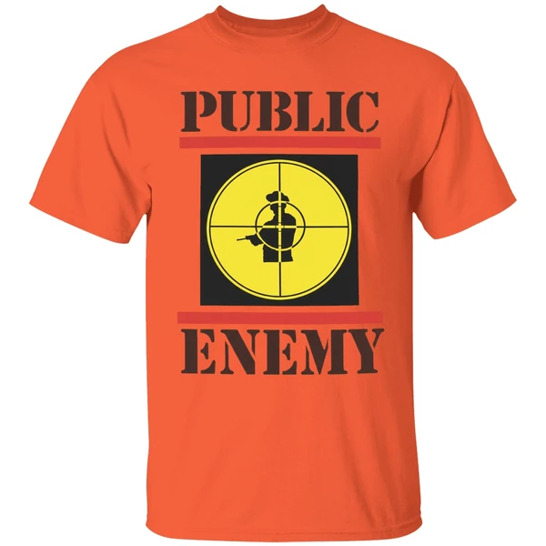 eric sohn with public enemy shirt orange