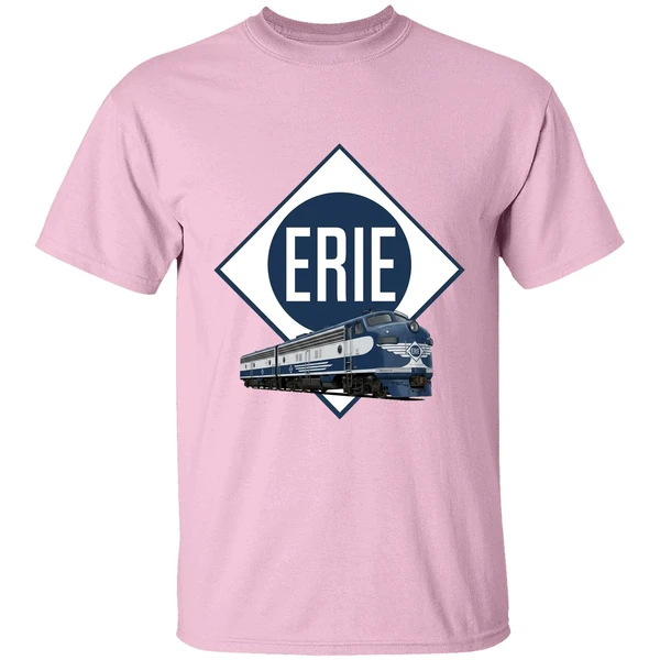 erie railway logo shirt lightpink