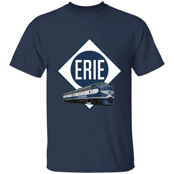 erie railway logo shirt navy