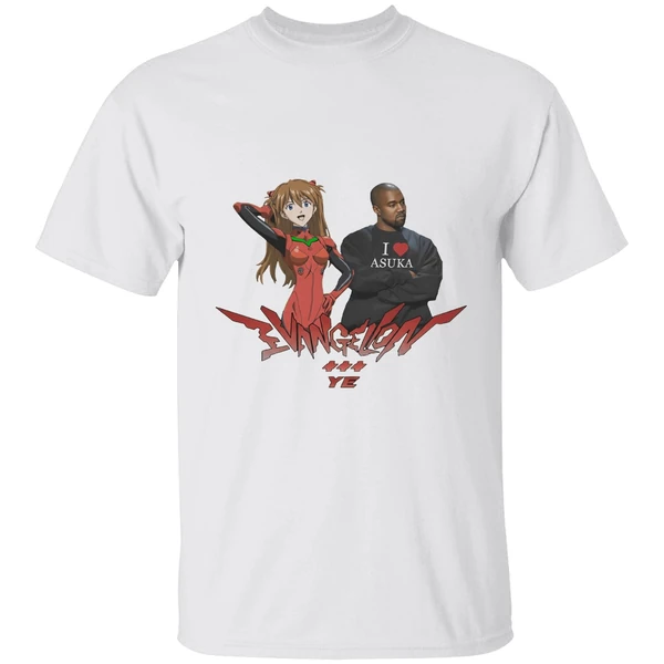 Evangelion Asuka Kanye West Anime Shirt
