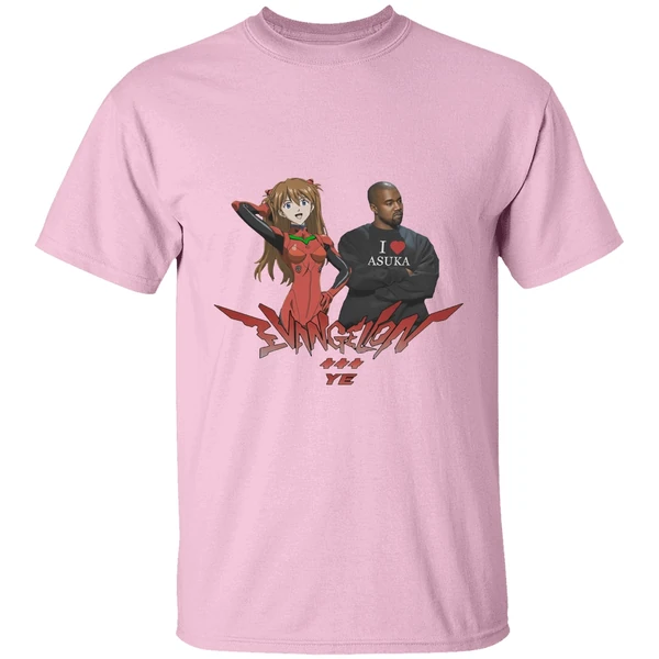 Evangelion Asuka Kanye West Anime Shirt - Image 2
