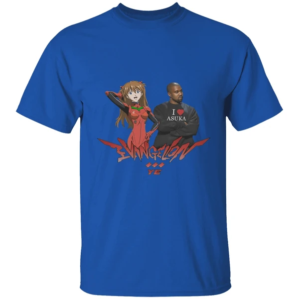 evangelion-asuka-kanye-west-anime-shirt-royalblue