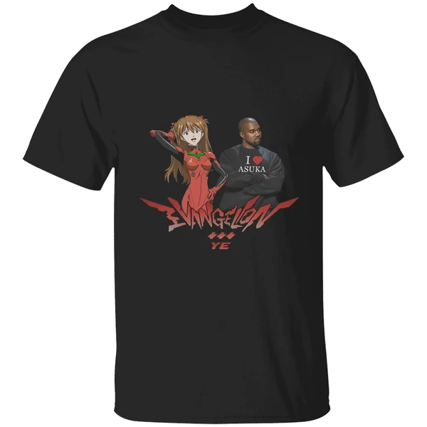 Evangelion Asuka Kanye West Anime Shirt - Image 7