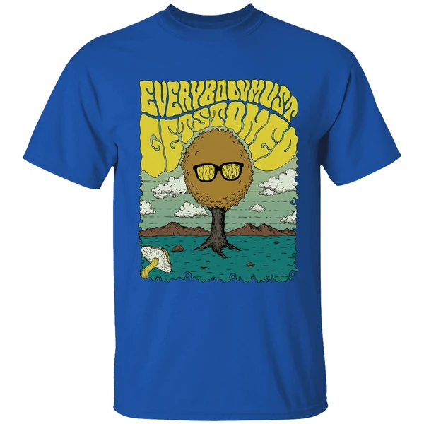 everybody must get stoned song bob dylan shirt royalblue