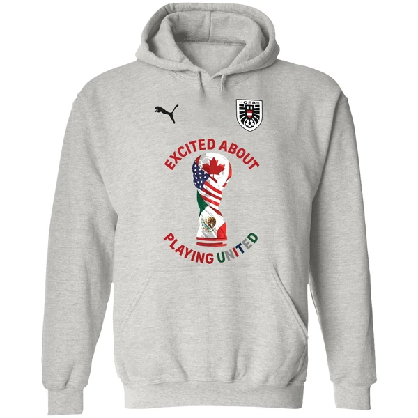 Excited About Playing United Football Puma Hoodie - Image 9