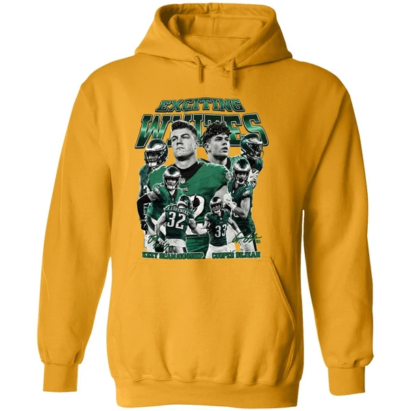 Exciting Whites Blankenship And Dejean Philladenphia Eagles Hoodie
