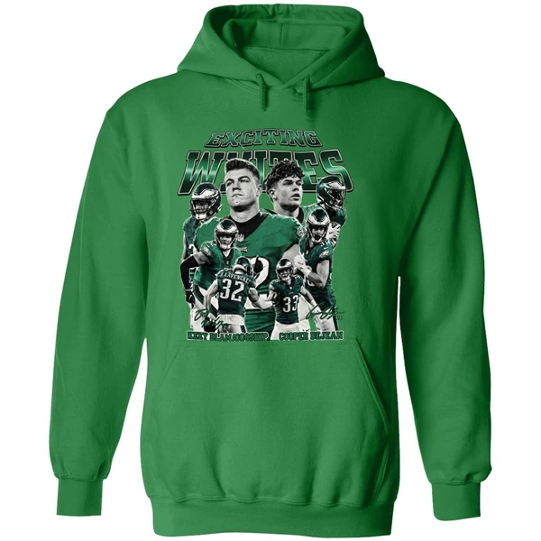 Exciting Whites Blankenship And Dejean Philladenphia Eagles Hoodie - Image 2