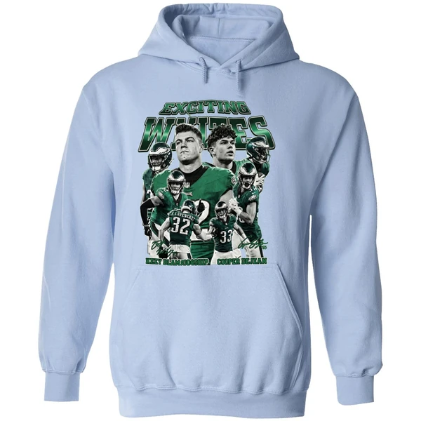Exciting Whites Blankenship And Dejean Philladenphia Eagles Hoodie - Image 4