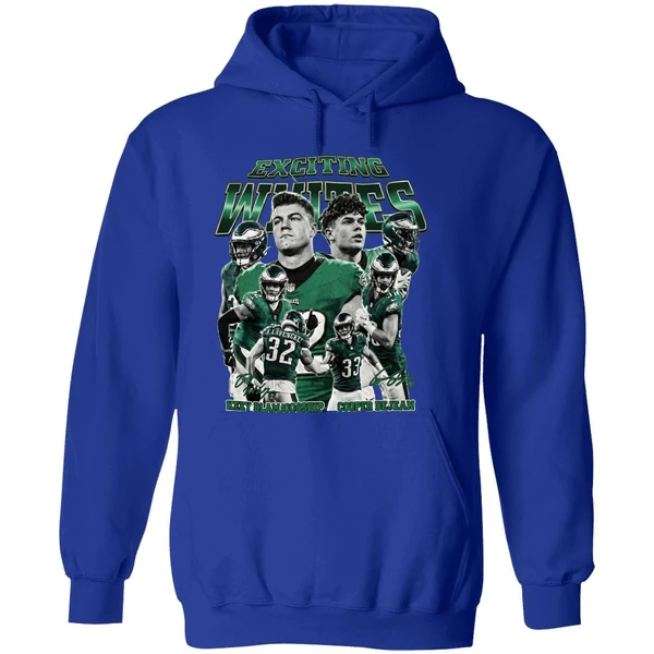 Exciting Whites Blankenship And Dejean Philladenphia Eagles Hoodie - Image 7