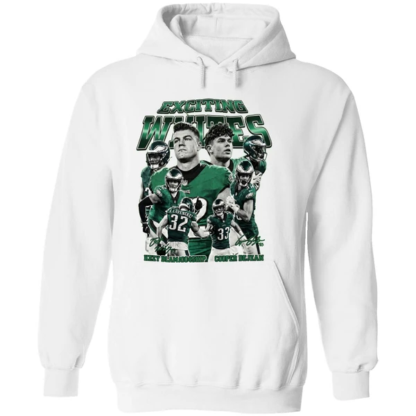 Exciting Whites Blankenship And Dejean Philladenphia Eagles Hoodie - Image 8