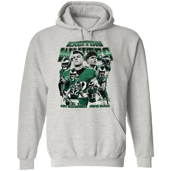 Exciting Whites Blankenship And Dejean Philladenphia Eagles Hoodie - Image 9