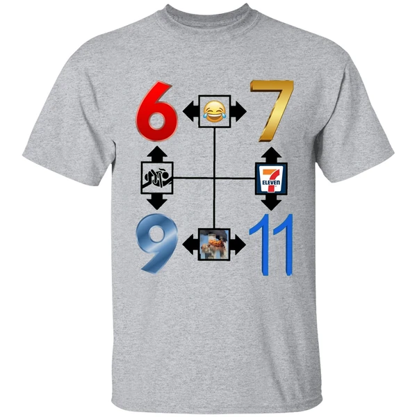 Explore The 67 911 Go To Heaven Meme And Number Compass Shirt - Image 6
