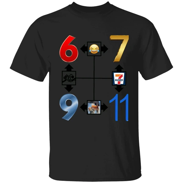 Explore The 67 911 Go To Heaven Meme And Number Compass Shirt - Image 7