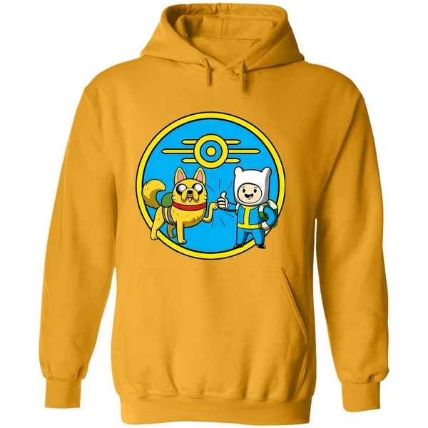 Fallout Adventure Time Wasteland Time Logo Hoodie