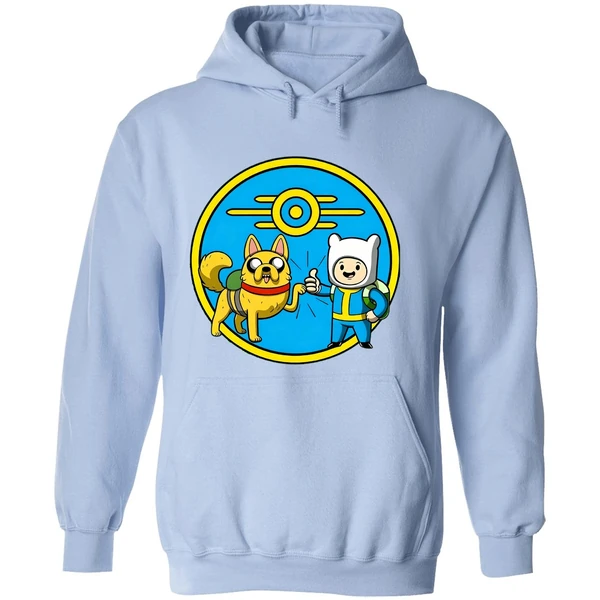 Fallout Adventure Time Wasteland Time Logo Hoodie - Image 4