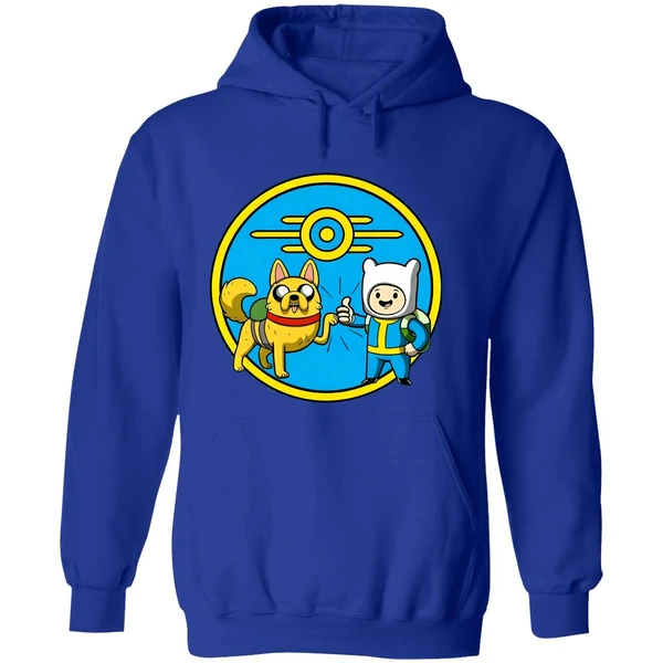 Fallout Adventure Time Wasteland Time Logo Hoodie - Image 7