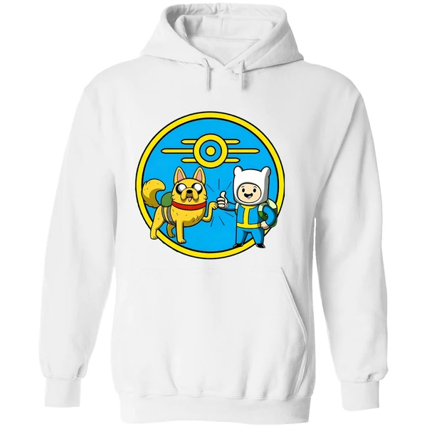 Fallout Adventure Time Wasteland Time Logo Hoodie - Image 8