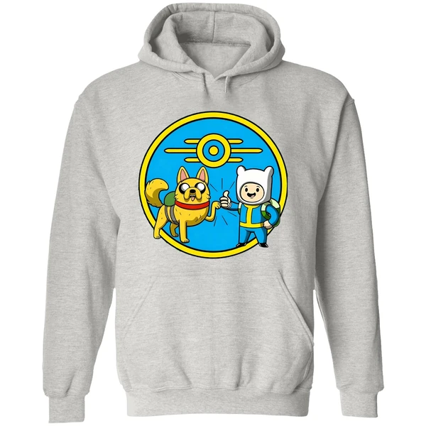 Fallout Adventure Time Wasteland Time Logo Hoodie - Image 9