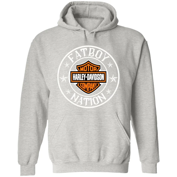 Fatboy Nation Motor Harley Davidson Company Hoodie - Image 9
