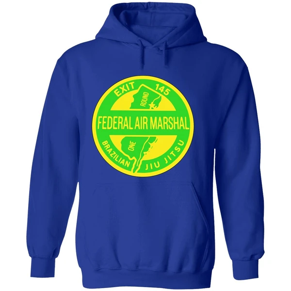 Federal Air Marshal Brazilian Jiu Jitsu Exit 145 Hoodie - Image 7