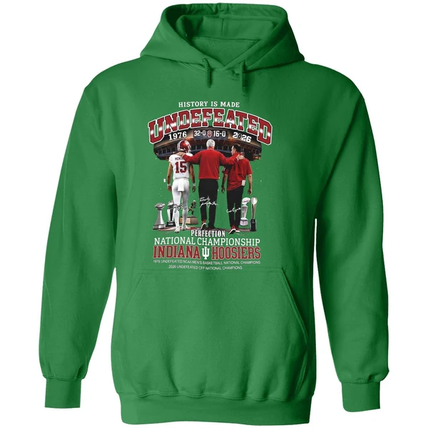 Fernando Mendoza Bob Knight And Curt Cignetti Indiana Hoosiers Hoodie - Image 2