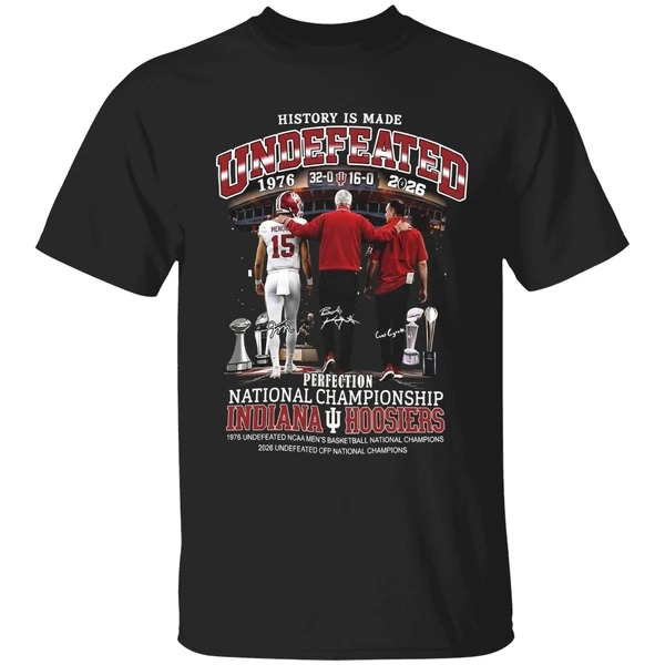 Fernando Mendoza Bob Knight And Curt Cignetti Indiana Hoosiers Shirt