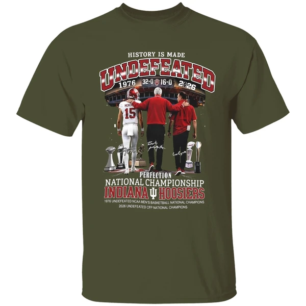 Fernando Mendoza Bob Knight And Curt Cignetti Indiana Hoosiers Shirt - Image 4