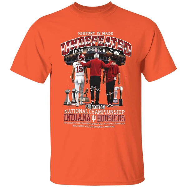fernando mendoza bob knight and curt cignetti indiana hoosiers shirt orange