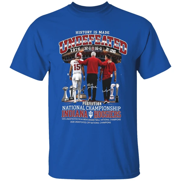 Fernando Mendoza Bob Knight And Curt Cignetti Indiana Hoosiers Shirt - Image 8