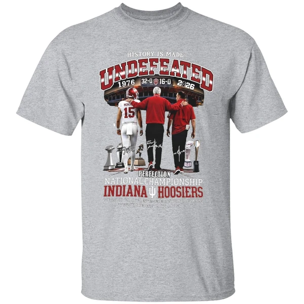 Fernando Mendoza Bob Knight And Curt Cignetti Indiana Hoosiers Shirt - Image 9