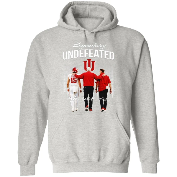 Fernando Mendoza Bob Knight Curt Cignetti Indiana Hoosiers Hoodie - Image 9