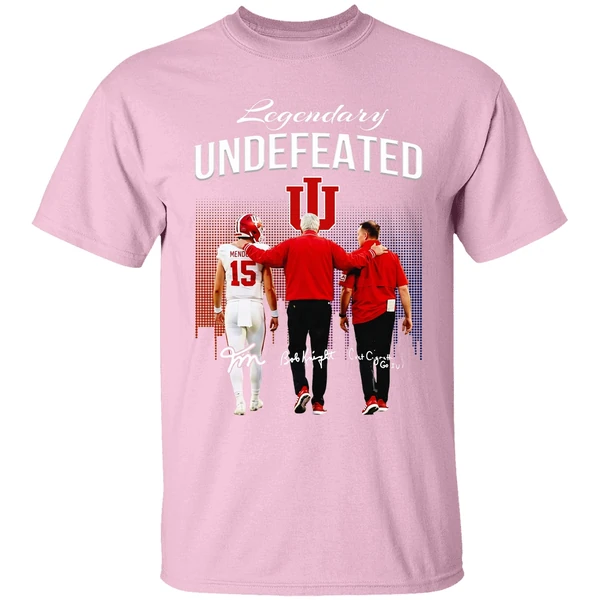 Fernando Mendoza Bob Knight Curt Cignetti Indiana Hoosiers Legendary National Championship Shirt - Image 3