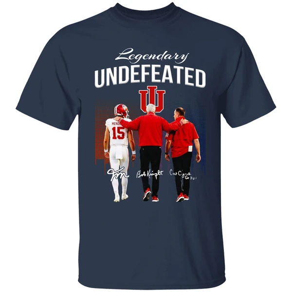 fernando mendoza bob knight curt cignetti indiana hoosiers legendary national championship shirt navy