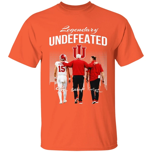 Fernando Mendoza Bob Knight Curt Cignetti Indiana Hoosiers Shirt - Image 6