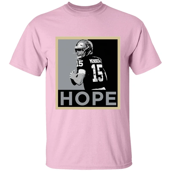 fernando mendoza las vegas hope style football shirt lightpink