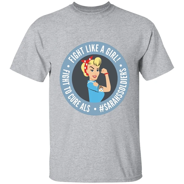 Fight Like A Girl Fight To Cure Als Sarah Soldiers Shirt - Image 6