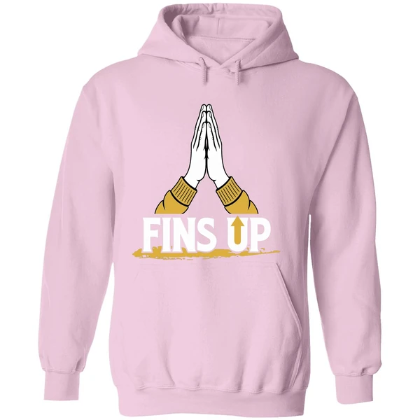 Fins Up Long Island University Sharks Hoodie - Image 5